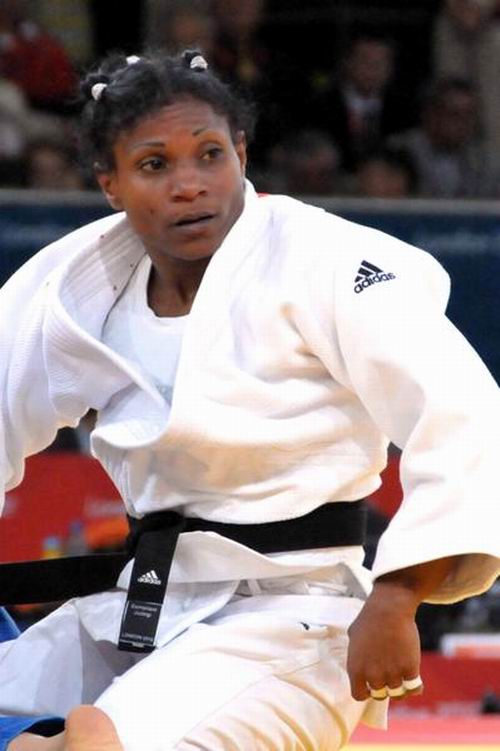 La cubana Yurisleidi Lupetey de la división de 57 Kg, del judo femenino, cayó ante la rusa I. Zabludina, en el Complejo de Convenciones ExCel, el 30 de julio de 2012. Foto: Marcelino Vázquez Hernández.
