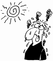 Mucho calor en agosto