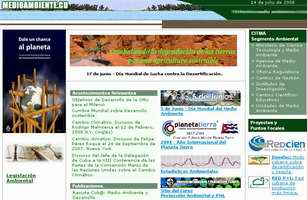 Web Ministerio de Ciencia, Tecnolog&iacute;a y Medio Ambiente