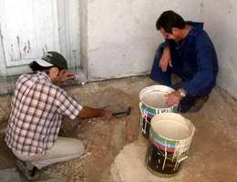 Recientes excavaciones realizadas en el antiguo fumadero del teatro Sauto