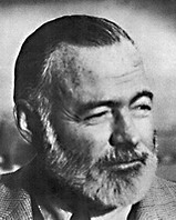 Escritor y periodista Ernest Hemingway