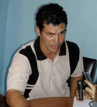 Osmany  Barreiro, director  de la Empresa Pesquera Industrial de Santa Cruz del Sur