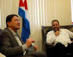 Taleb Rifai, Secretario General Adjunto de la Organizaci&oacute;n Mundial del Turismo (OMT) fue recibido por Manuel Marrero, Ministro de Turismo de Cuba