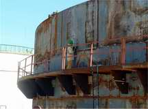 Avanza reparaci&oacute;n de tanques en refiner&iacute;a de Cienfuegos
