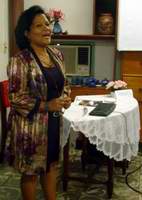 Magdalena Verdec&iacute;a, Presidenta de la UNAIC en Granma