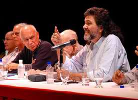 Ministro cubano de cultura Abel Prieto en Caracas reuni&oacute;n de Ministros de Cultura del ALBA 