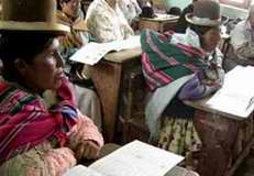 Bolivia trabaja para declarar al pa&iacute;s libre de analfabetismo este a&ntilde;o