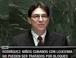 Bruno Rodríguez Parrilla, canciller cubano