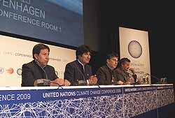 Presidente de Bolivia propone referendo sobre cambio clim&aacute;tico