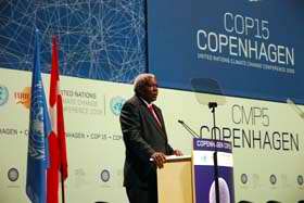 Vicepresidente cubano Esteban Lazo interviene en Cumbre del Clima