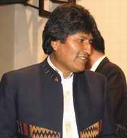 Evo MOrales,presidente de Bolivia