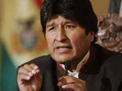 Evo Morales, presidente de Bolivia 