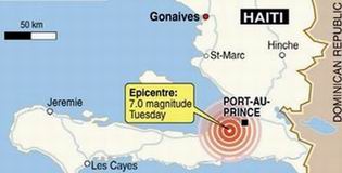 Terrible sismo en Hait&iacute;