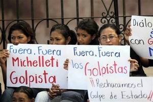 ¡Viva la resistencia pacífica en Honduras!