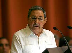 Presidente cubano Ra&uacute;l Castro Ruz