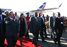 Ra&uacute;l Castro realiza visita oficial a Namibia