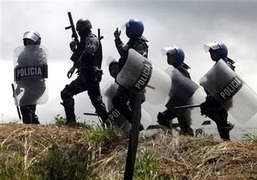 Violenta represión en Honduras