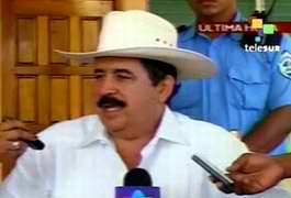 El encuentro de Zelaya y una delegación diplomática estadounidense se llevó a cabo en la sede diplomática de Honduras en Managua