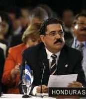 Manuel Zelaya, mandatario anfitri&oacute;n de la Asamblea General de la OEA