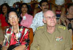 Doctora Asela de los Santos y Abelardo Colomé Ibarra, Ministro del Interior