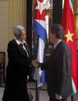 Presidente cubano env&iacute;a mensaje solidario al pueblo de Hait&iacute;