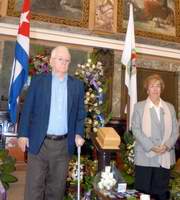 Ceremonia de adios al profesor Julio Fern&aacute;ndez Bult&eacute;