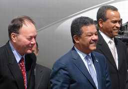 Leonel Fern&aacute;ndez Reyna, presidente de Rep&uacute;blica Dominicana, lleg&oacute; este lunes a La Habana