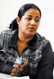 Lourris Palomares Pickering, jefa de Colaboraci&oacute;n M&eacute;dica en Guant&aacute;namo