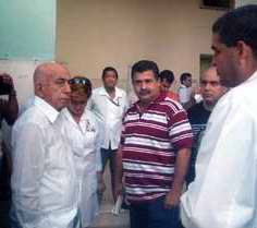 Jos&eacute; Ram&oacute;n Machado Ventura de visita en la provincia de Matanzas 