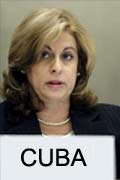 Ministra de Justicia de Cuba, Mar&iacute;a Esther Reus