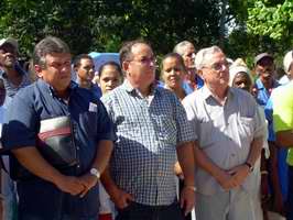 Marino Murillo, Ministro de Econom&iacute;a, L&aacute;zaro Exp&oacute;sito Canto, Primer Secretario del Partido en la provincia, el Doctor Eusebio Leal, Historiador de la Ciudad de La Habana 