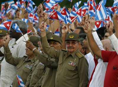General de Ejército Raúl Castro Ruz, en el acto central con motivo del aniversario 54 del asalto a los cuarteles Moncada y Carlos Manuel de Céspedes