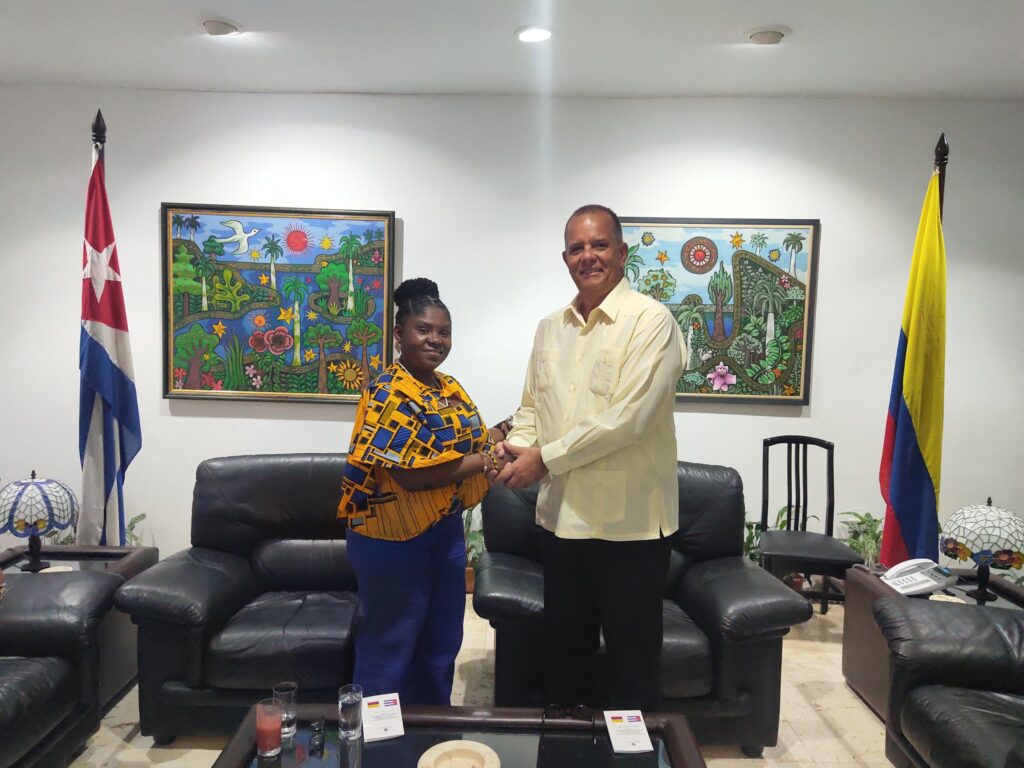 Francia Márquez, vicepresidenta de Colombia, ya en Cuba
