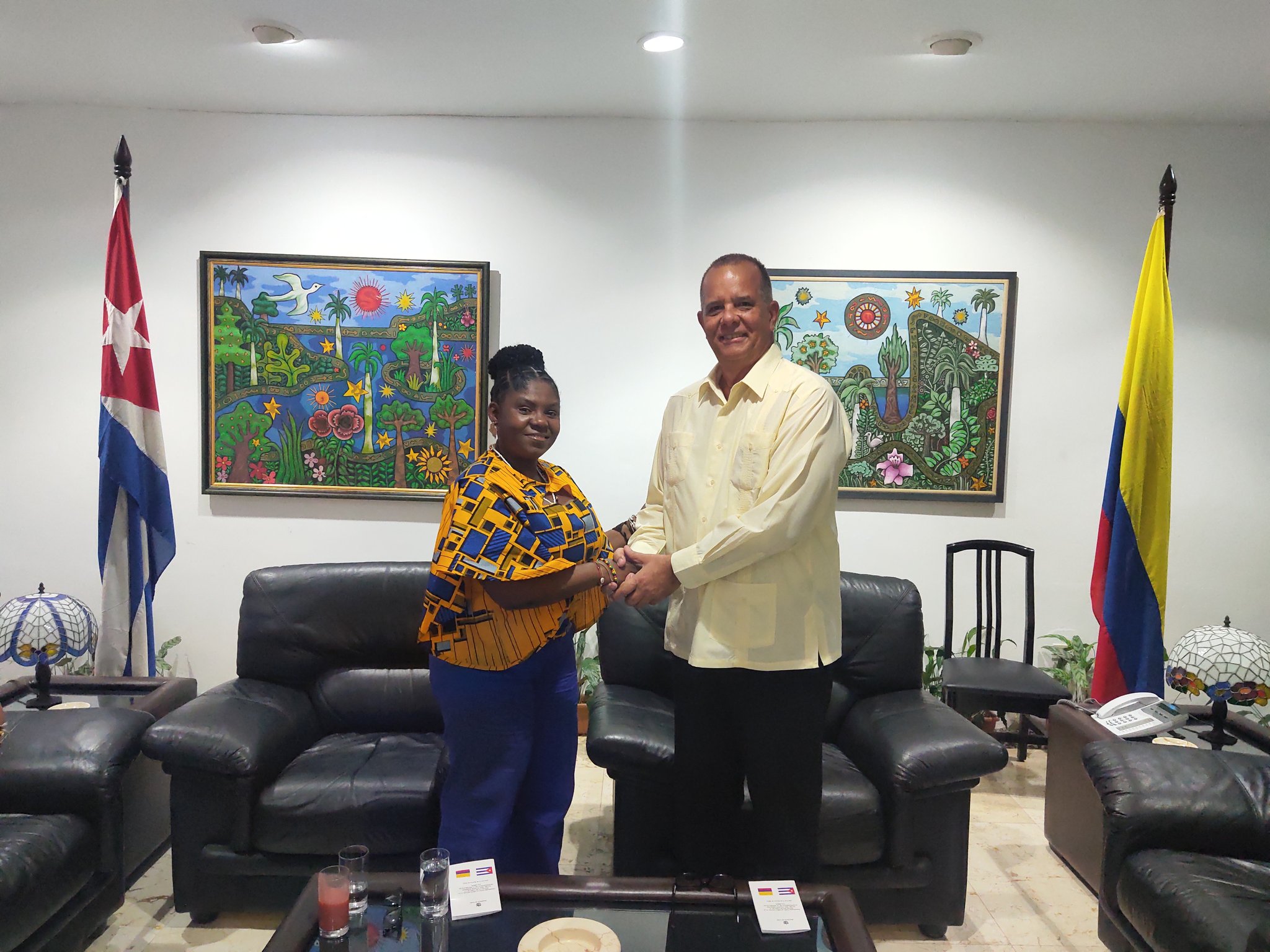 Francia Márquez, vicepresidenta de Colombia, ya en Cuba