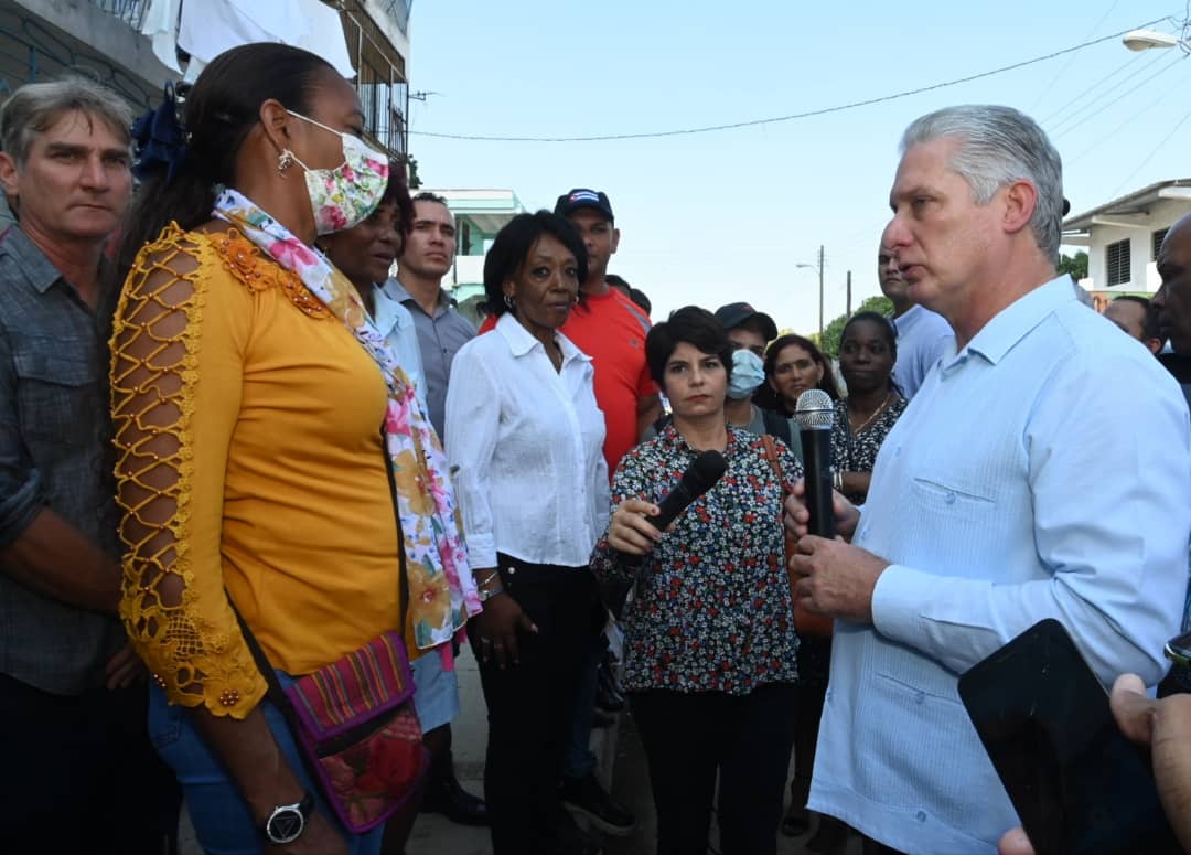 Díaz-Canel en Moro-Portocarrero: «La decisión tiene que ser avanzar»