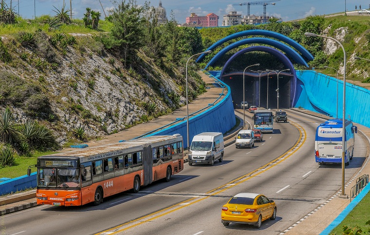 Realizan reparaciones en el túnel de la bahía de La Habana