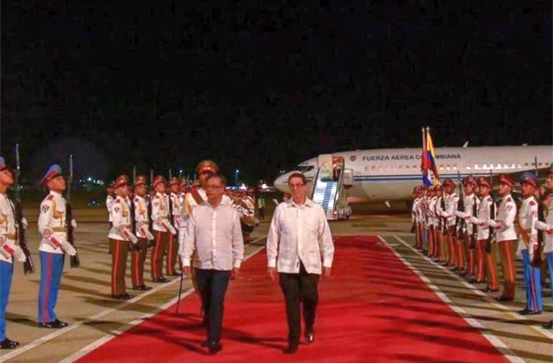 En Cuba presidente de Colombia, Gustavo Petro (Foto PL)