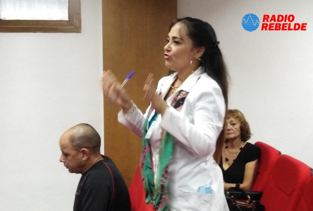 La directora del Centro Provincial de Higiene y Epidemiología Las Tunas, Dra. Yumara Acosta García, se remontó a los difíciles escenarios de los días entre el 6 y 10 de junio con las intensas lluvias