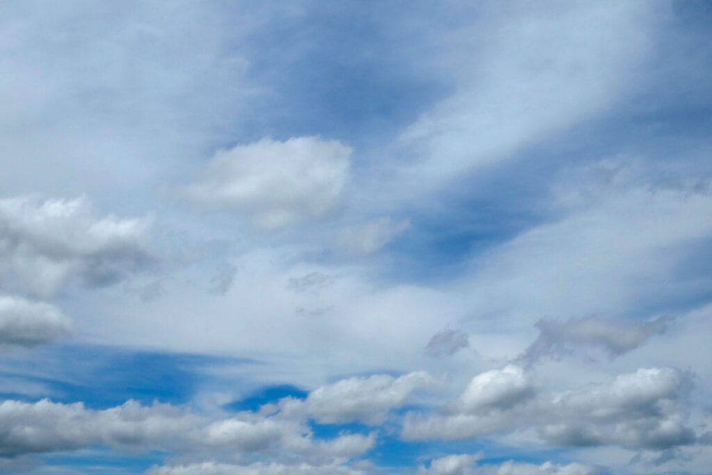 cielo nublado