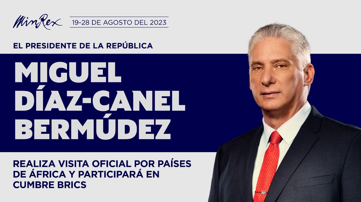 Presidente Díaz-Canel realizará visita oficial a países africanos