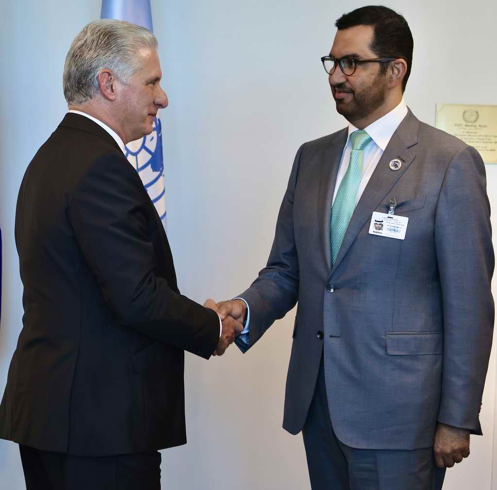 diaz canel emiratos arabes cop 28 onu foto er