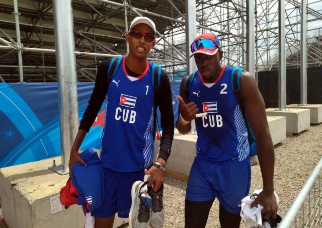Jorge Luis Alayo y Noslen Díaz finalizaron con plata en Voleibol de Playa de los XIX Juegos Panamericanos