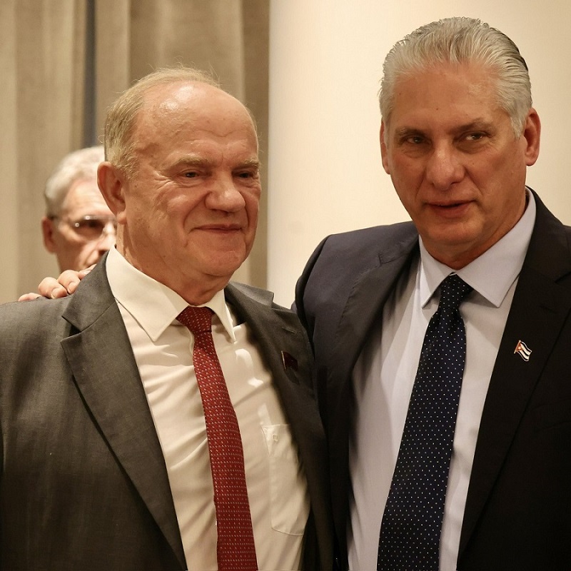 Guennadi Ziugánov, secretario general del Partido Comunista de la Federación de Rusia