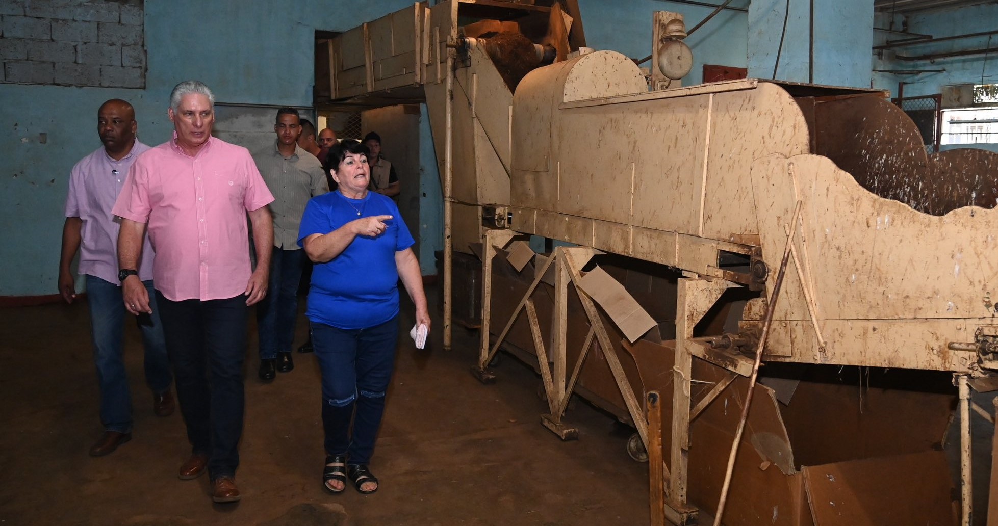 Díaz-Canel en Ranchuelo