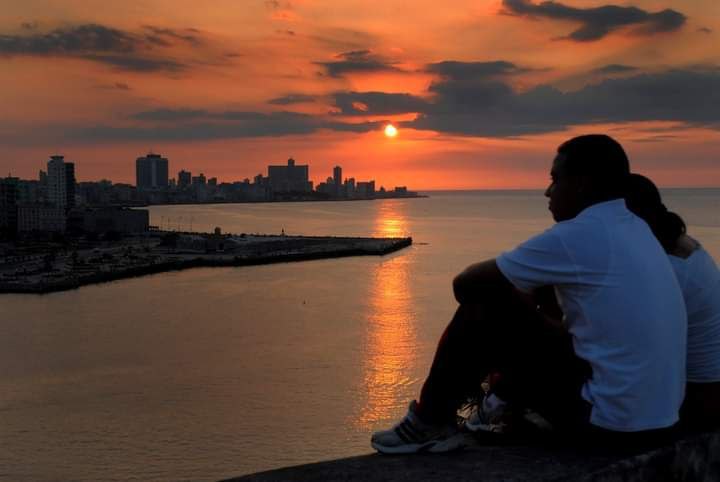 Atardecer en La Habana