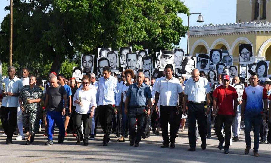 Homenaje Cuba a víctimas de Barbados 2024