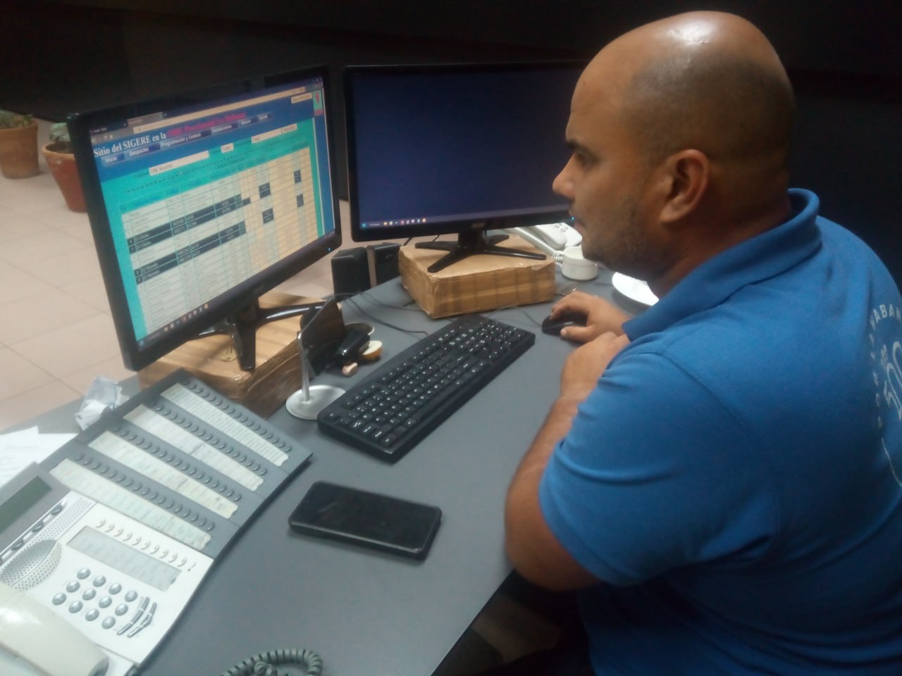 despacho eléctrico de La Habana