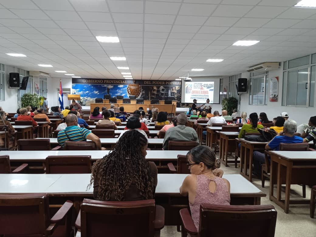 villaclareños s contra el bloqueo