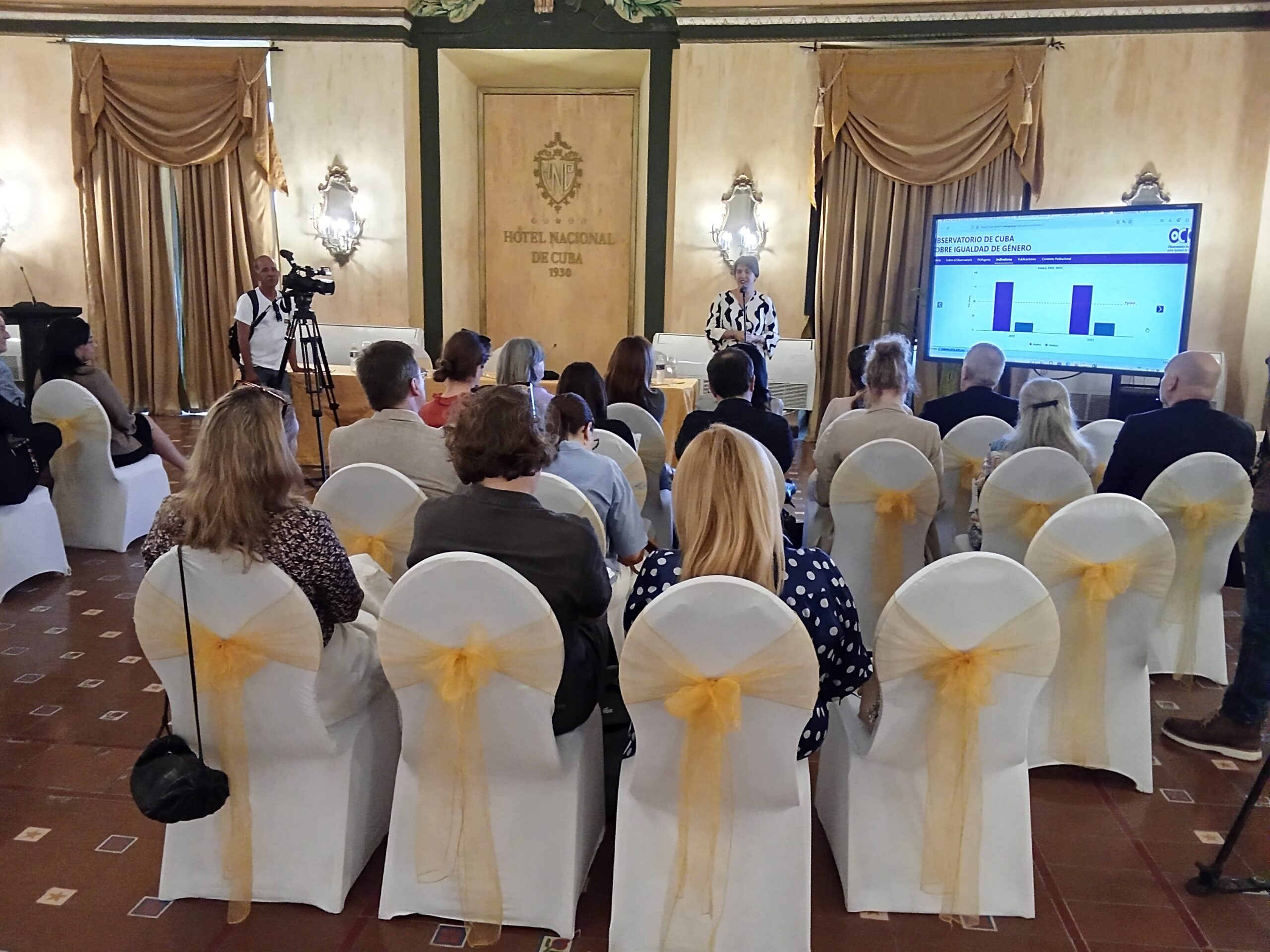 Presentan Observatorio de Cuba sobre Igualdad de Género al Cuerpo Diplomático de la Unión Europea acreditado en el país