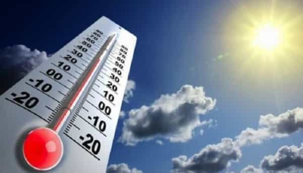 calor y aisladas lluvias